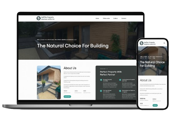 Website for Spitfire Property by Code by Arif