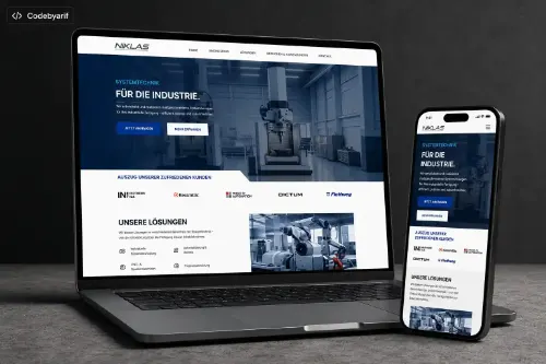 Website for Route 45 trailers by Code by Arif